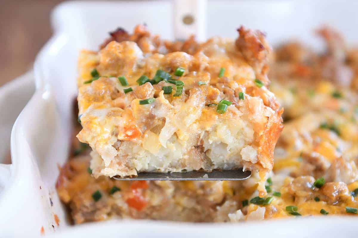 Make-Ahead Tater Tot Breakfast Casserole: Holidays Made Easy